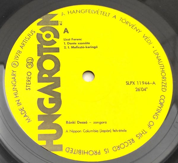 Hungaroton – SLPX 11944