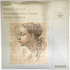 Concertgebouworkest, Eduard van Beinum – Brahms: Symfonie no.1 in c op.68 (12″ Vinyl Record, Philips, Netherlands)