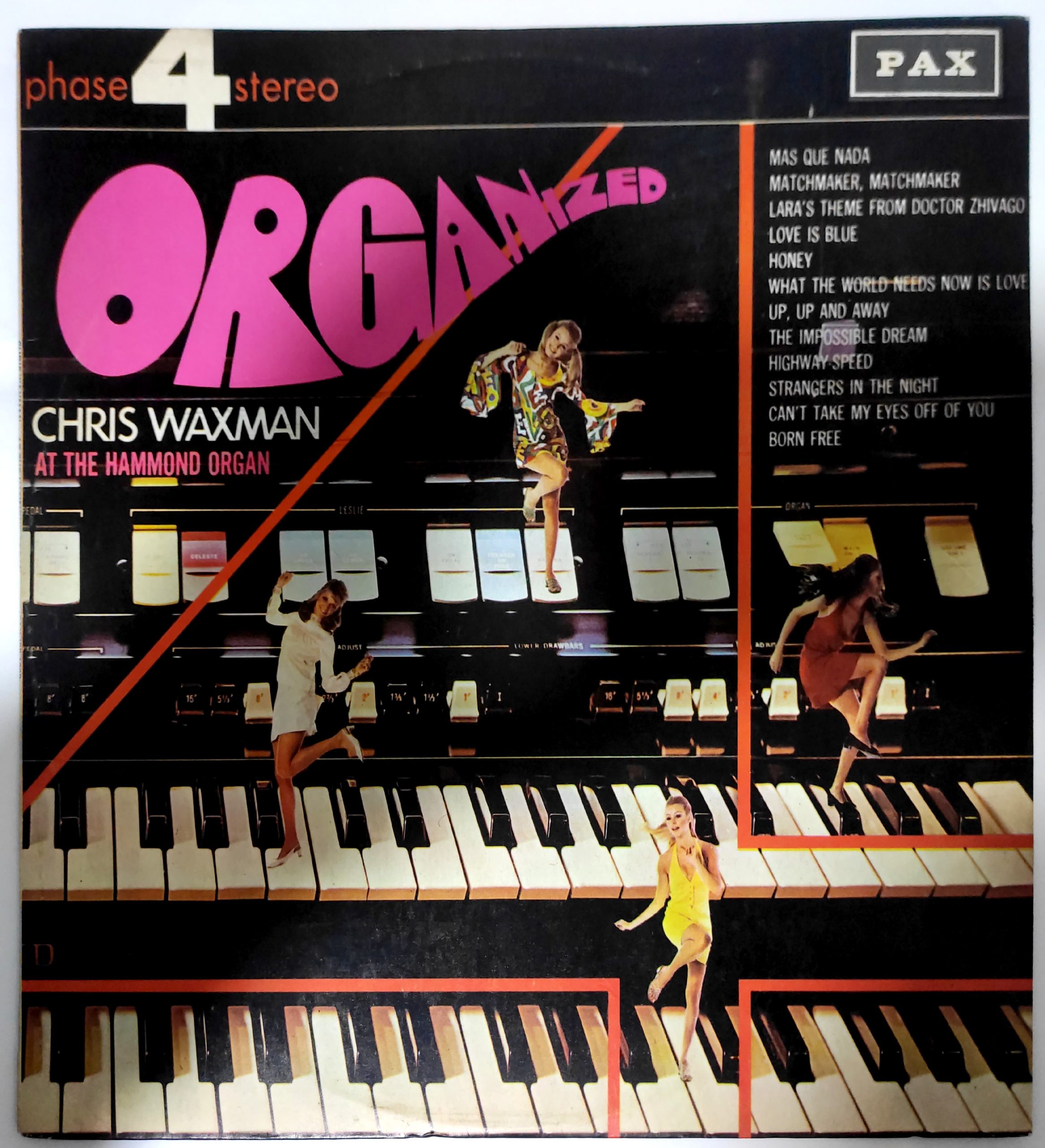 Chris Waxman – Organized Vinyl Record 1968 Israel PAX