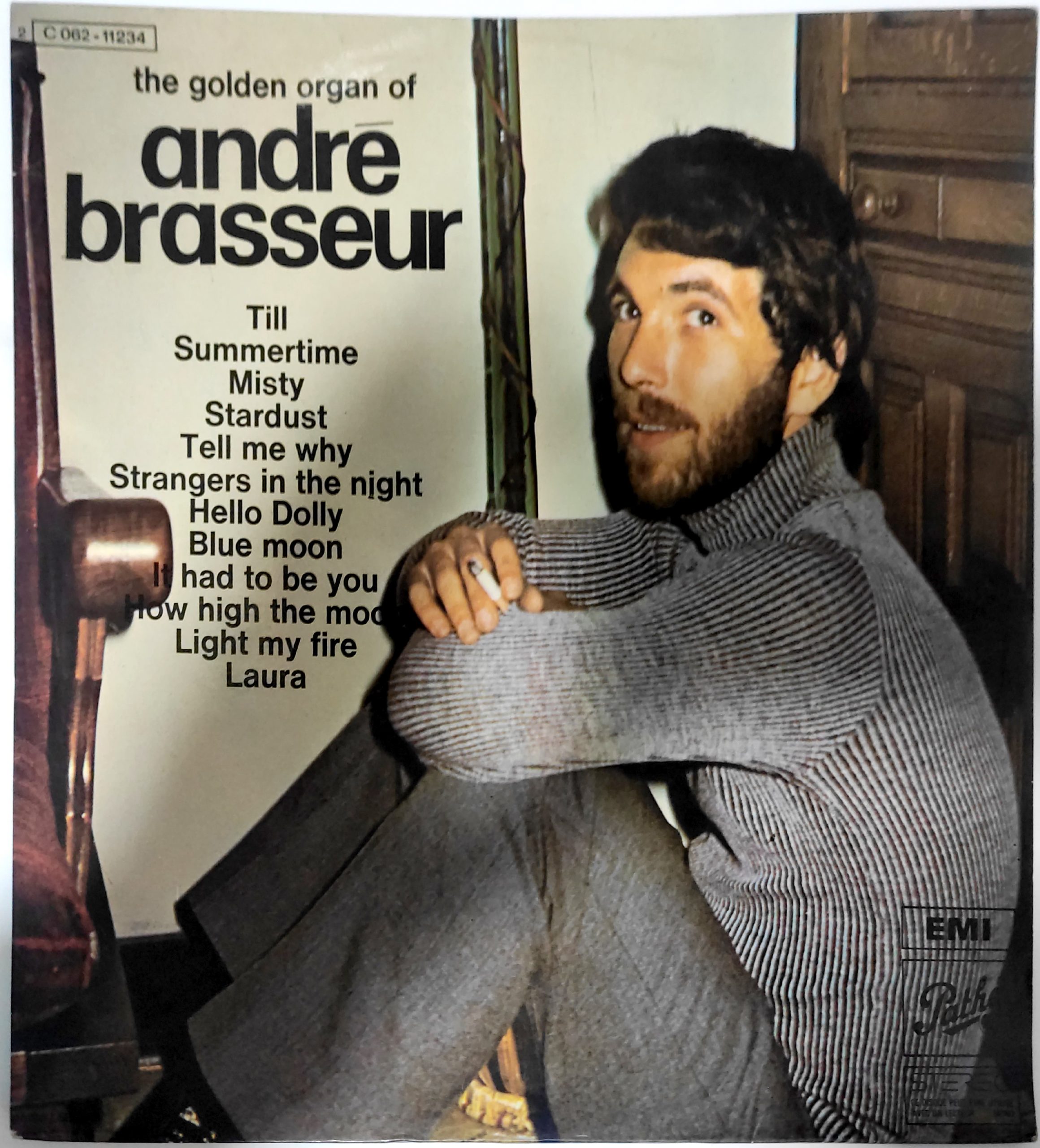 André Brasseur  – The Golden Organ Of André Brasseur Vinyl Record 1972 France