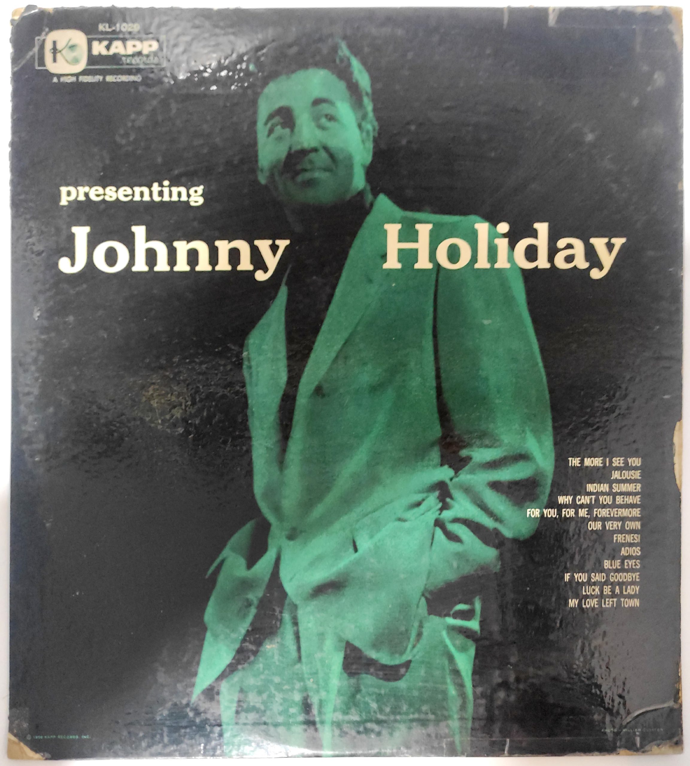 Johnny Holiday – Presenting Johnny Holiday Vinyl Record 1956 US