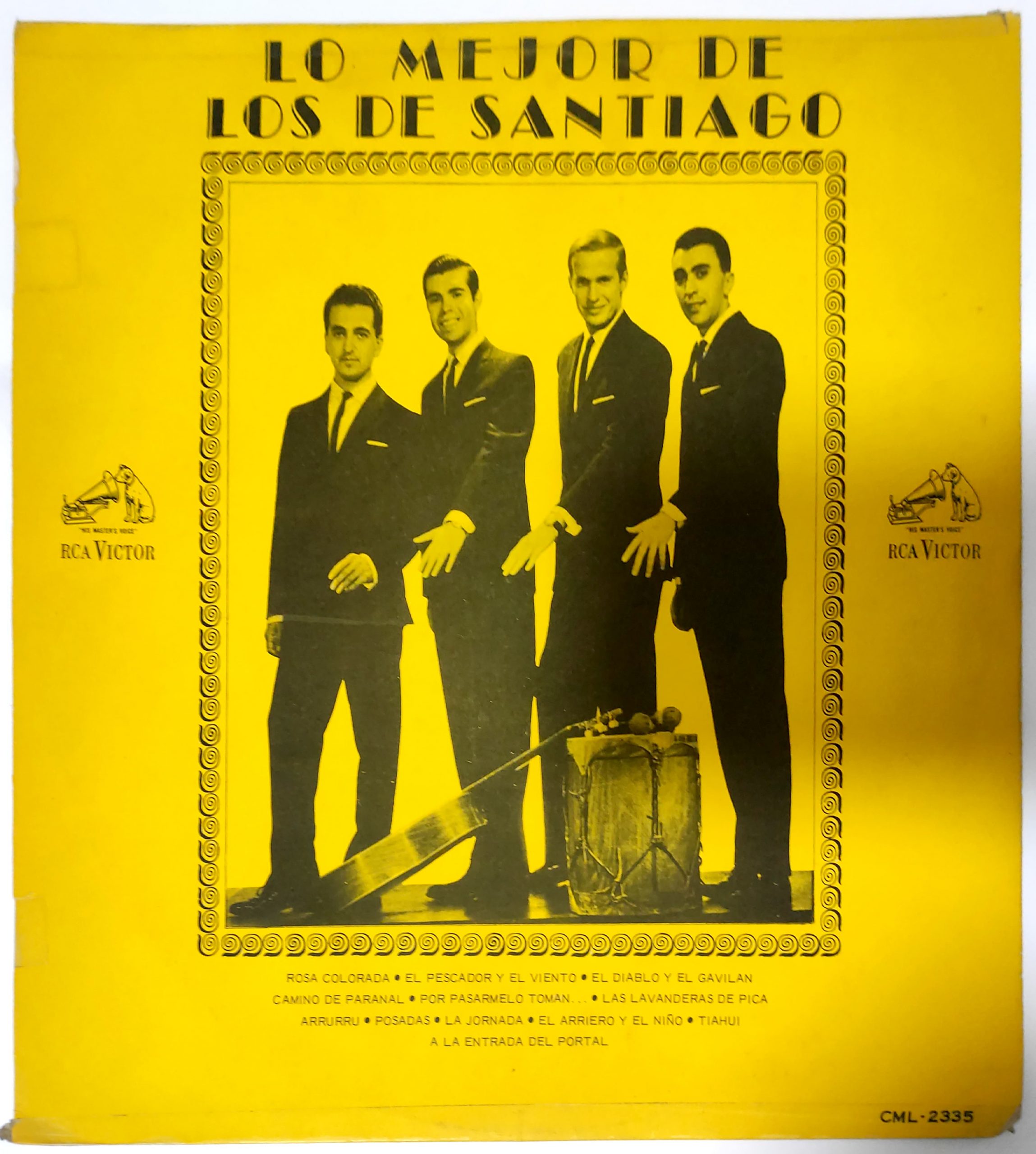 Los De Santiago – Lo Mejor De Los De Santiago Vinyl Record 1965 Chile