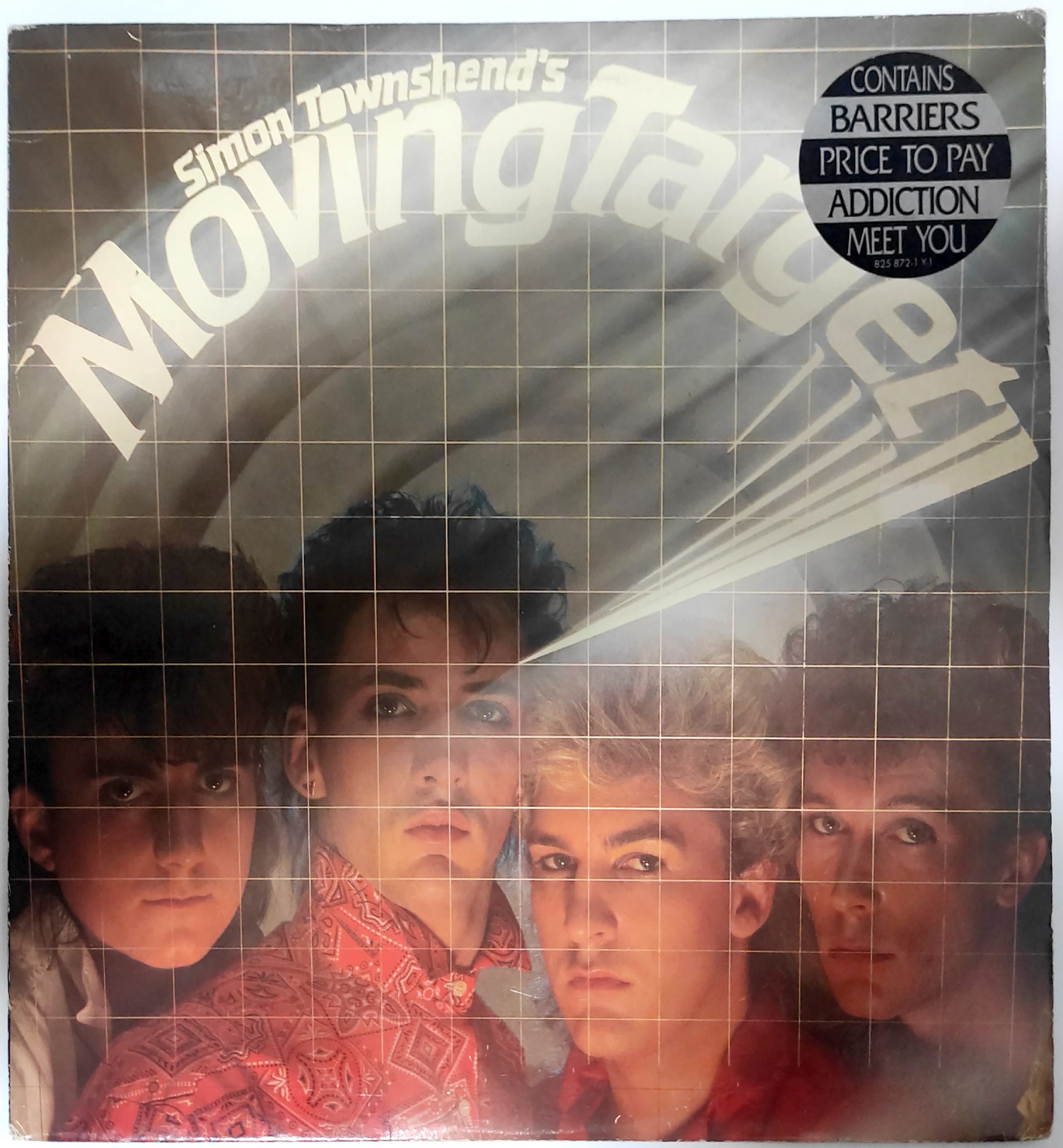 Simon Townshend’s Moving Target  – Self Titled 1985 Vinyl Record US