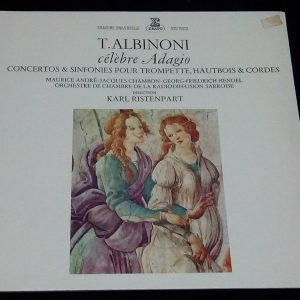 Albinoni – Conciertos & Sinfonias Ristenpart Erato  STU 70231 LP EX
