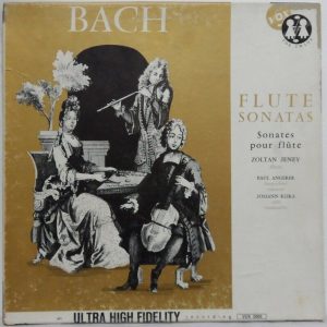 BACH – Flute Sonatas 2LP Box Set ZOLTAN JENEY PAUL ANGERER JOHANN KLIKA VOX