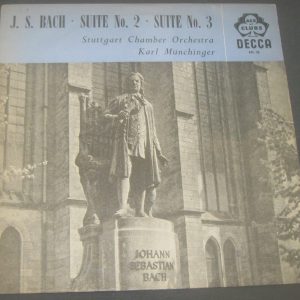 BACH Suites Nos. 2 & 3 Munchinger DECCA ACL 29 UK  LP