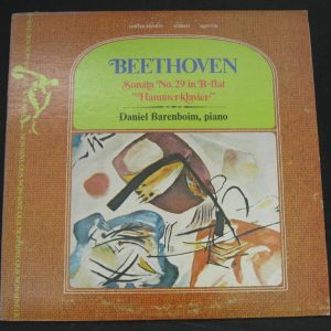 BEETHOVEN – Piano Sonata # 29   Barenboim  Sine Qua Non SQN -7750  lp
