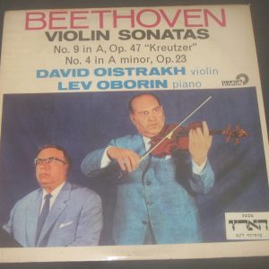 BEETHOVEN Violin Sonatas OISTRAKH , OBORIN litratone / Philips lp ED1