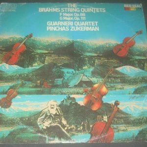 BRAHMS 2 String Quartets ZUKERMAN GUARNERI QUARTET RCA ARC1 4849 Digital LP