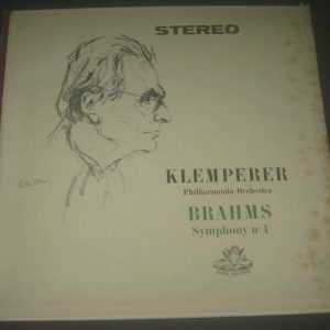 BRAHMS Symphony No. 4 Otto Klemperer ANGEL 35546 USA LP