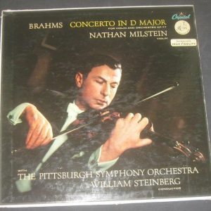 BRAHMS Violin Concerto Milstein / Steinberg Capitol P 8271 FDS LP