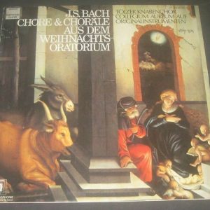 Bach Christmas Oratorio Collegium Aureum Maier Harmonia Mundi LP EX