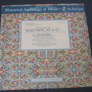 Bach – Magnificat in D Cantata # 50 Prohaska Vanguard The Bach Guild HM 22SD LP