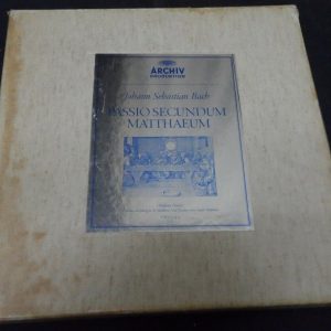 Bach – Passio secundum Matthaeum Richter Archiv 2712 001 4  LP Box