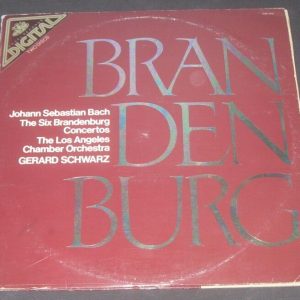 Bach Six Brandenburg Concertos Gerard Schwarz Angel DSB 3901 2 LP Digital