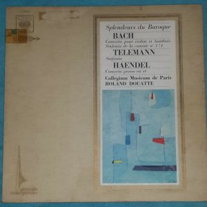 Bach / Telemann / Handel? ? Splendeurs du Baroque Roland Douatte   CBS LP