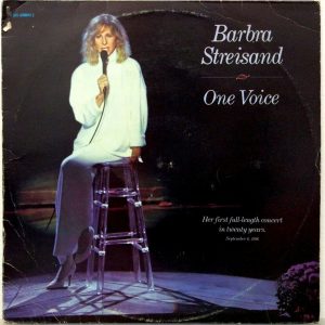Barbra Streisand – One Voice LP 12″ 1987 Israel Pressing CBS + Lyrics sheet