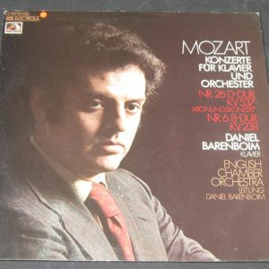 Barenboim Mozart Piano Concertos EMI ELECTROLA HMV LP