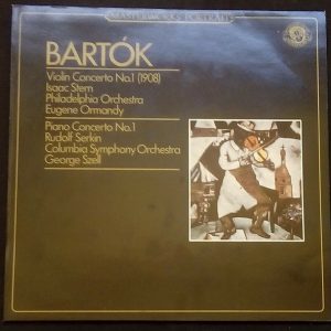Bartok – Ormandy / Isaac Stern / Szell / Serkin Violin / Piano Concertos CBS LP