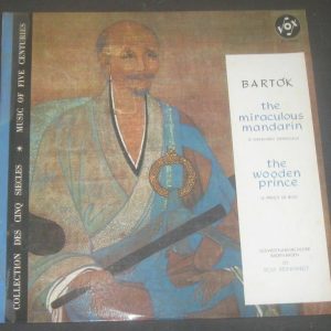 Bartok Reinhardt – miraculous mandarin – wooden prince VOX PL 12040 LP EX 1961