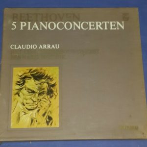 Beethoven 5 Piano Concertos Haitink Claudio Arrau Philips  A 02408/12 L 5 LP EX
