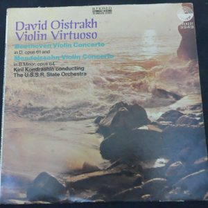 Beethoven / Mendelssohn Violin Concerto Kondrashin Oistrakh Everest 3343 lp