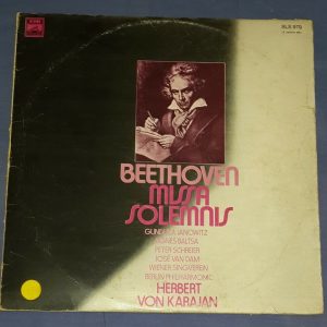 Beethoven : Missa Solemnis  Karajan   EMI SLS 979 2 LP
