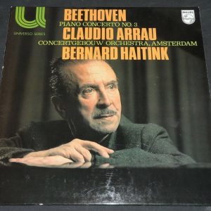 Beethoven ‎- Piano Concerto No. 3  Haitink  Arrau Philips 6580 078 lp ex