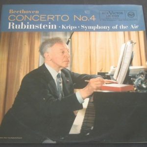 Beethoven – Piano Concerto No. 4 Artur Rubinstein , Krips RCA LM 2123 ED1 lp
