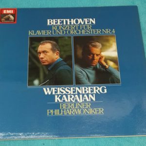 Beethoven – Piano Concerto No. 4 Karajan Weissenberg HMV 1C 065-03 853Q LP EX
