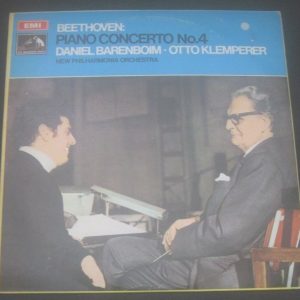Beethoven Piano Concerto no. 4 Barenboim / Klemperer EMI SMA 91769 LP