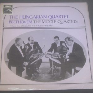 Beethoven Quartet op 59 Rasoumovsky The Hungarian Quartet  EMI HQS 1159 LP