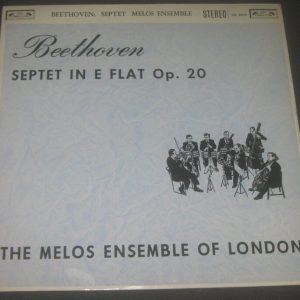 Beethoven Septet in E flat Melos Ensemble of London L’Oiseau-Lyre SOL 60015 LP