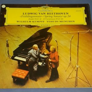 Beethoven – Spring Sonata / Rondo WoO Kempff  Menuhin  DGG 2530 205 LP