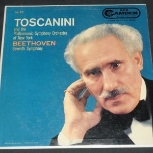 Beethoven Symphony No. 7 Toscanini RCA Camden CAL 352 LP EX 1957
