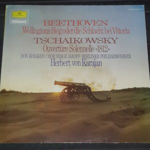 Beethoven Wellingtons Sieg – Tschaikowsky Ouverture Solennelle Karajan DGG LP EX