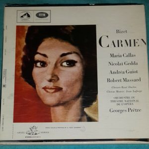 Bizet – Carmen  Maria Callas Gedda Pretre  Angel SLS 913 3 lp Box