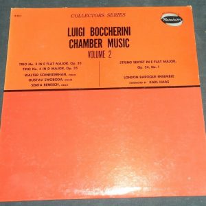 Boccherini ‎- Chamber Music London Baroque Ensemble Westminster ‎W-9013 lp EX