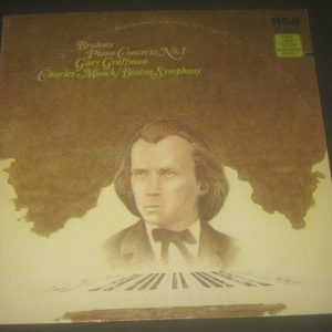 Brahms Piano Concerto No. 1 Graffman Munch ‎ RCA Victrola ‎VICS 1109 LP EX