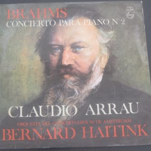 Brahms Piano Concerto No. 2  Arrau / Haitink  Philips ‎ 6500019 LP