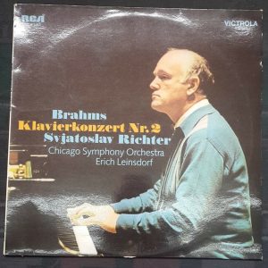 Brahms : Piano Concerto No. 2 Richter Leinsdorf RCA VICS 1563 lp EX