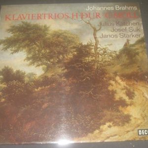 Brahms : Piano Trios Katchen Suk Starker Decca SAD 22053 LP EX