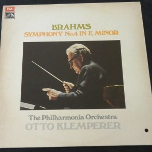 Brahms‎ Symphony No. 4 Klemperer HMV ASD 2708 lp ex
