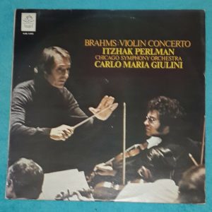 Brahms Violin Concerto Perlman Giulini ASD 3385 ‎LP EX