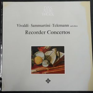Bruggen Harnoncourt Recorder Concertos Vivaldi Telemann Naudot Telefunken  lp EX
