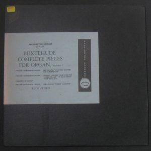 Buxtehude / Finn Videro ‎– Complete Pieces For Organ Washington WLP 421 lp