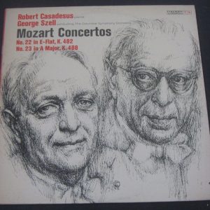 Casadesus / Szell – Mozart Concerto No. 22 & 23 Columbia ML 5594 2 Eye lp