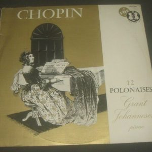 Chopin 12 Polonaises Grant Johannesen – Piano VOX VUX 2003 2 LP 1960 EX
