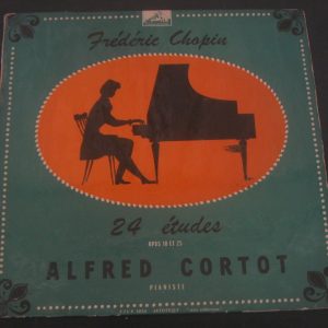 Chopin – 24 Etudes Alfred Cortot  Piano HMV FJLP 5050 LP
