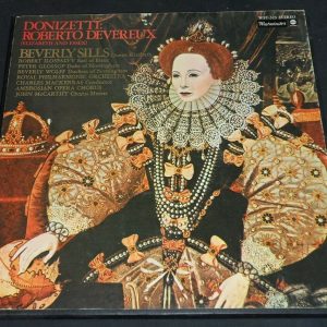Donizetti ‎– Roberto Devereux  Sills Mackerras  Westminster WST-323 3 LP Box EX
